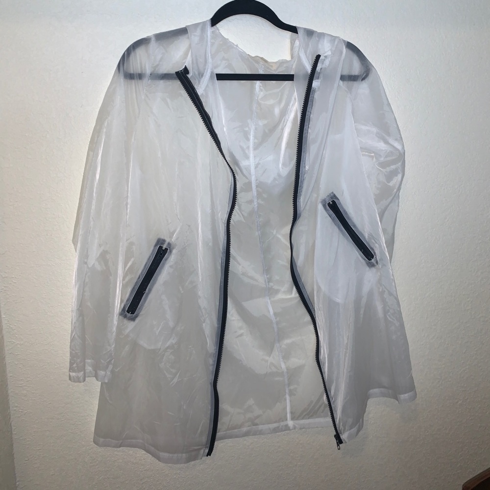 Sheer zip-up